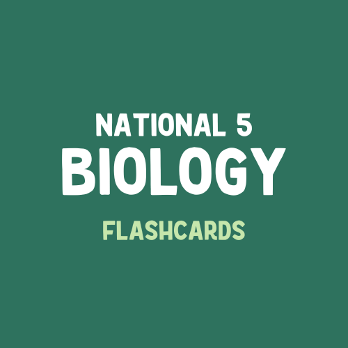 National 5 Biology Flashcards
